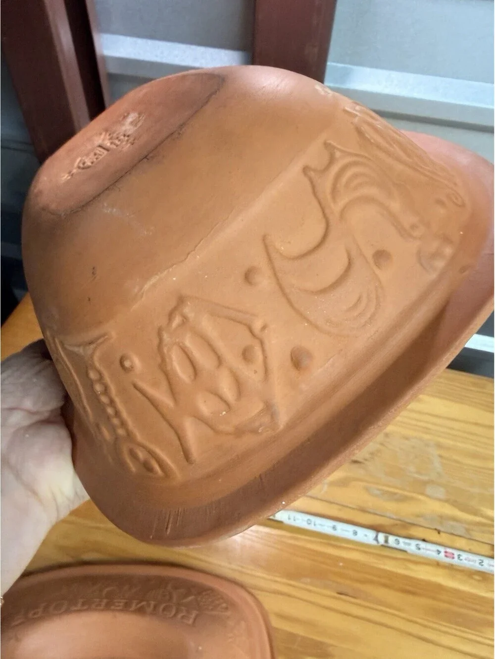 Vintage Romertopf #111 Bay-West Germany Terra Cotta Clay Baker Roaster